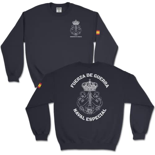 SERMILITAR Sudadera de la FGNE. Fuerza de Guerra Naval Especial. Boinas Verdes Armada española. Operaciones Especiales Armada. Fuerzas Armadas españolas. Infanteria de Marina. Ejercito español.