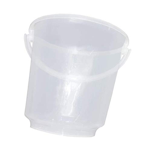 Image of Kuber Industries Bucket for Bathroom|Bucket 16 LTR|Plastic Bucket Fot Bathroom, Kitchen (White)