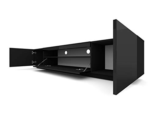 Lowboard Bim Furniture 200 cm TV Schrank mit LED-Beleuchtung