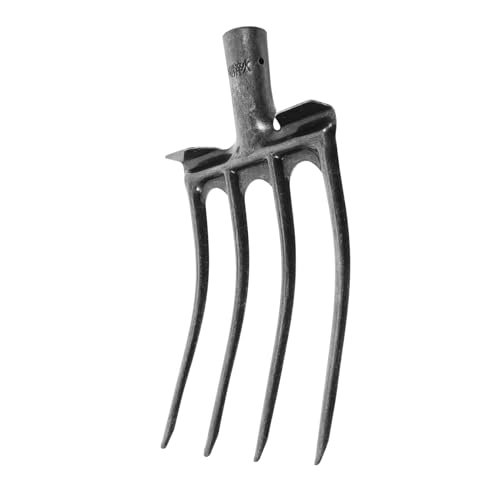 SUPVOX Testa Di Da Scavo in Acciaio Denti Per Lavorazione Del Terreno Movimento Del Letame Per Uso Agricolo Testa Di Da Scavo