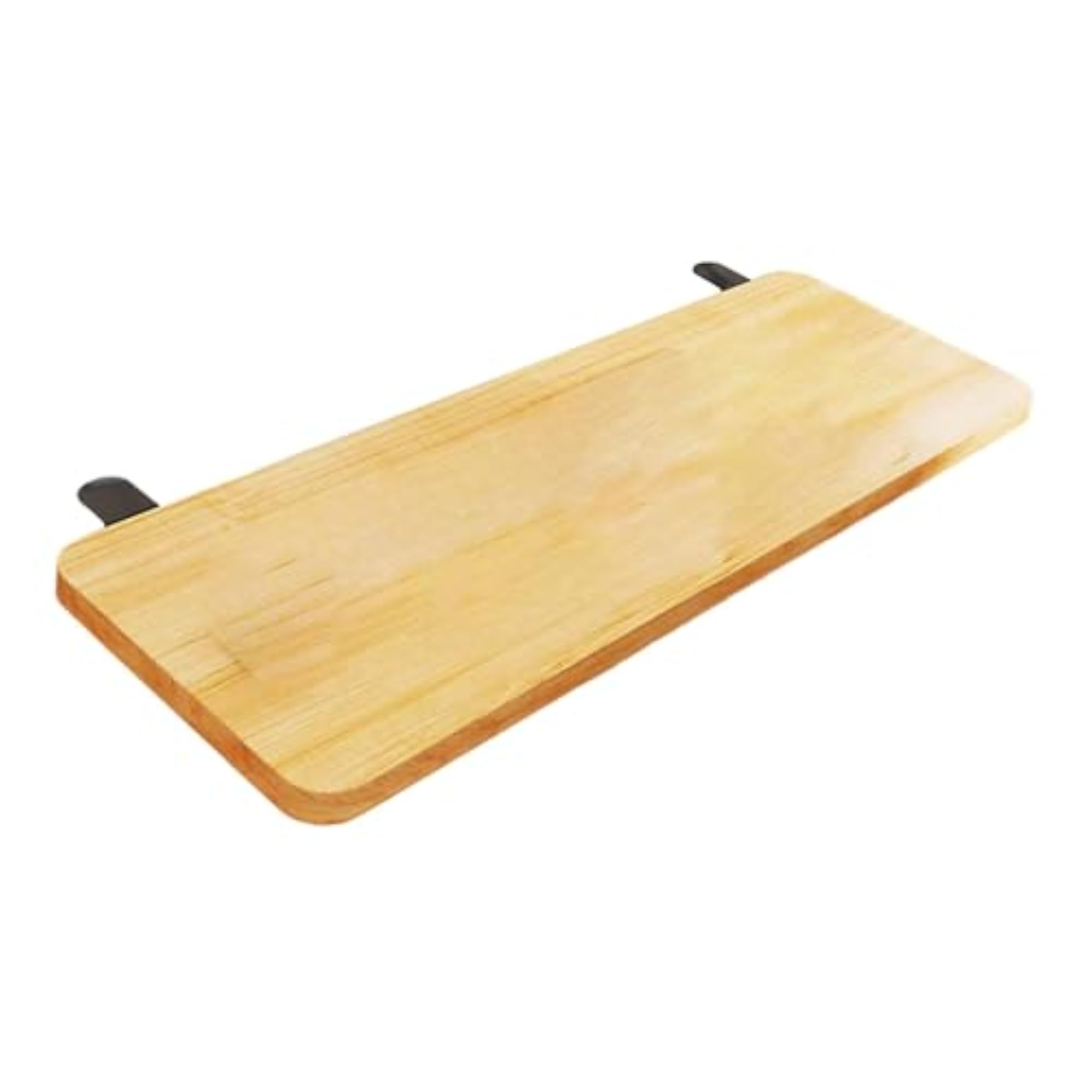Desk Extender Board Clamp on Space Saving Desk Extender Tray, Wood Color