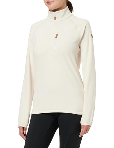 Fjällräven Damen Övik Lite Fleece Half Zip Sweatshirt, Chalk White, M