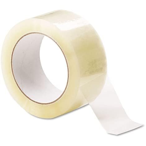 Generico Kimicart® Nastro Adesivo Trasparente per Imballaggio – 36 Rotoli 50mm x 132m – Silenzioso, Alta Resistenza, Uso Professionale