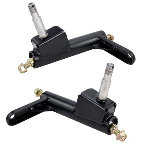 Left&Right Spindle Steering Knuckle for coleman kt196 go kart parts Fits For Coleman CK196-T KT194 KT196 196cc 6.5 Hp Gas Powered Go-Karts Replacement 4-Wheeler Quad Parts for steering spindle