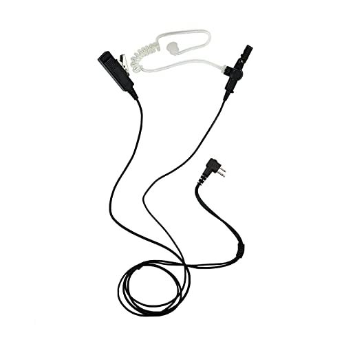 Oreillette acoustique cachée avec palme PTT ergonomique ProMaxPower 2 fils