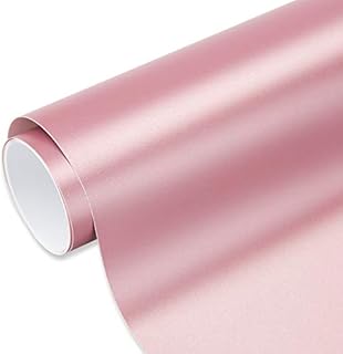 VINYL FROG Matte Rose Gold Permanent Adhesive Vinyl Roll 30.5x300cm for Bottle and Glass Decoration