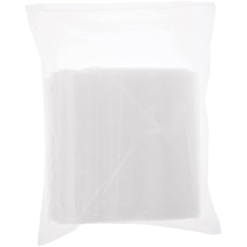 Plymor 12\" x 15\" (Pack of 100), 8 Mil Extra Thick Heavy Duty Zipper Reclosable Plastic Bags