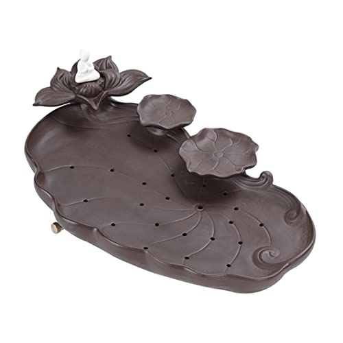 KOCKSHION 1pc Water Storage Tea Serving Tray Creative Design for Use for Tea Set and Teacup Display