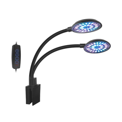 Luz de acuario alimentada por USB con tres modos de iluminación y ángulo de irradiación ajustable para tanques de peces (YH-B440)