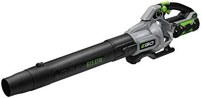 EGO Power+ LB6151 615 CFM Variable-Speed 56-Volt Lithium-ion Cordless Leaf Blower with 2.5Ah Battery and Charger, black