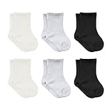 Design unique : nos chaussettes pour bébé présentent des coutures plates à la pointe de la technologie sur la pointe des pieds, ne provoquent pas de frottement et sont plus confortables. Le design humanisé sans fils supplémentaires à l'arrière est confortable à porter et n'irrite pas la peau douce du bébé.