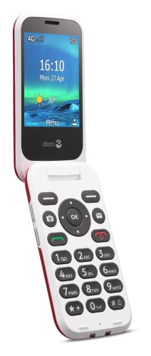 Doro - 6820 - Téléphone 4G à Clapet Débloqué pour Seniors - Touches Numériques Parlantes - Caméra - Touche d'Assistance - Socle Chargeur - Image 6