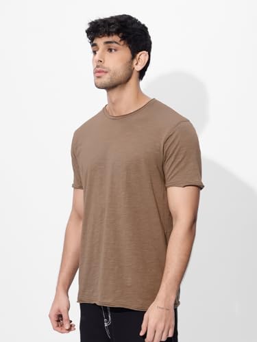 Image of The Souled Store Rockstar Tee: Men and Boys Short Sleeves Round Neck Regular Fit Cotton T-Shirts