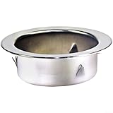 UrbanHui Cubierta de agujero de pared para calentador de agua a gas, tubo de salida de aire con material de acero inoxidable y sello protector (80 mm)