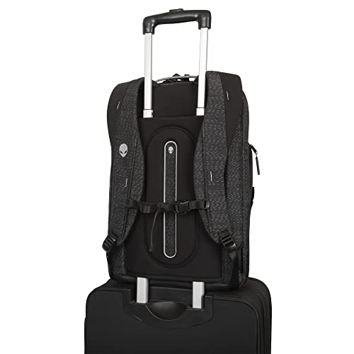 Alienware 17-inch Laptop Horizon Travel Backpack, Weather Resistant, Shockproof, Anti-Scratch Interior Design, TSA-Friendly for Travel, Work, Leisure for Men and Women - Galaxy Weave Black - Thumbnail 7