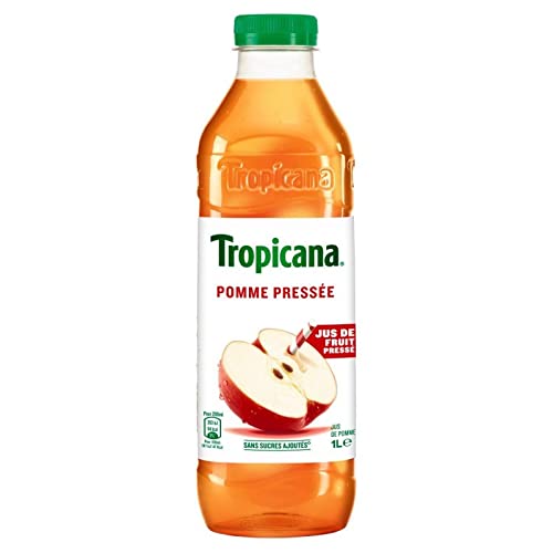 TROPICANA - Pure Premium Pomme Pressee 1L - Lot De 4 - Offre Special