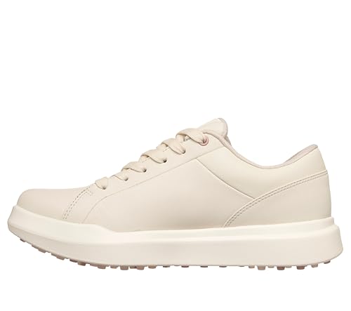 Skechers Donna Waterproof Relaxed Fit: Go Golf Drive 6 Shoes In Naturale, Taglia 41, Arch Fit - 6