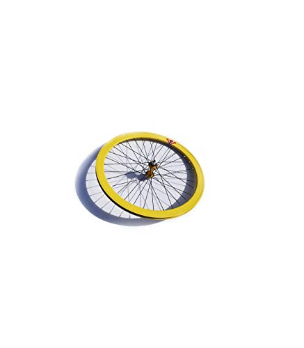 Wonduu 003m Rueda Delantera Bicicleta Personalizada Fixie Talla M Rosa Fluor