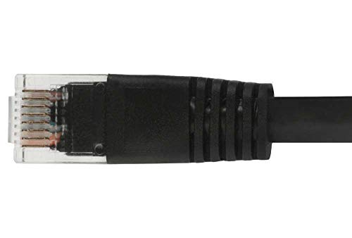 Cable de red Cat 5E UTP 6 metros negro miniatura 1