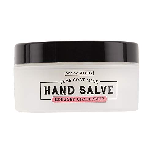 Beekman 1802 - Hand Salve - Honeyed Grapefruit - Ultra-Hydrating Goat Milk Hand Treatment - Rejuvenate Dry, Chapped & Cracked Hands, Knuckles & Calluses - Cruelty-Free Bodycare - 2.5 oz
