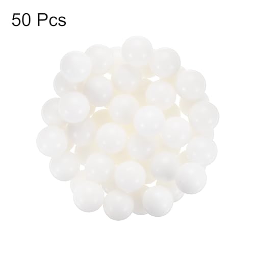 Image of uxcell 50pcs POM Bearing Balls 5 /8 inch inch 15.875mm Solid Plastic Bearing Balls, Precision POM Balls, black