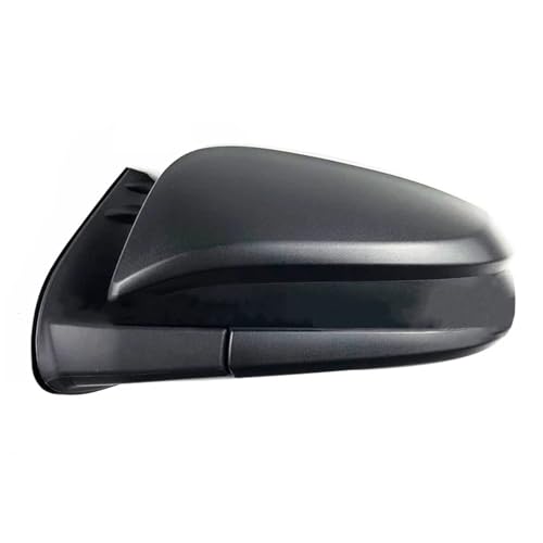 トヨタ ハイラックス 2015 左右対応 カーアクセサリー サイドミラー バックミラーアセンブリ 自動電動折りたたみ式 LED ターンシグナル(3 Wire Black left)