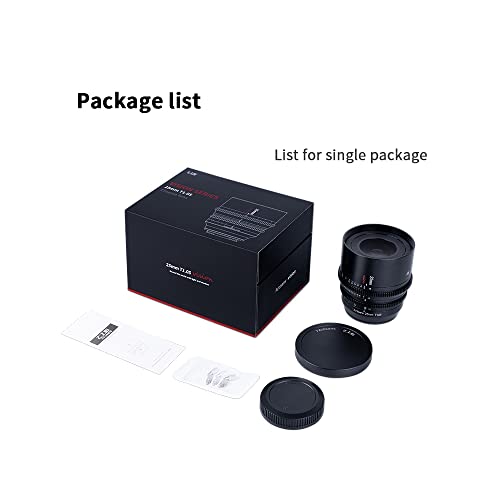 7Artisans 7L12230202103 35Mm T1.05 Cine Lens For Sony-E-Mount Mirrorless Camera Lenses,Manual Focus Large Aperture thumb #7