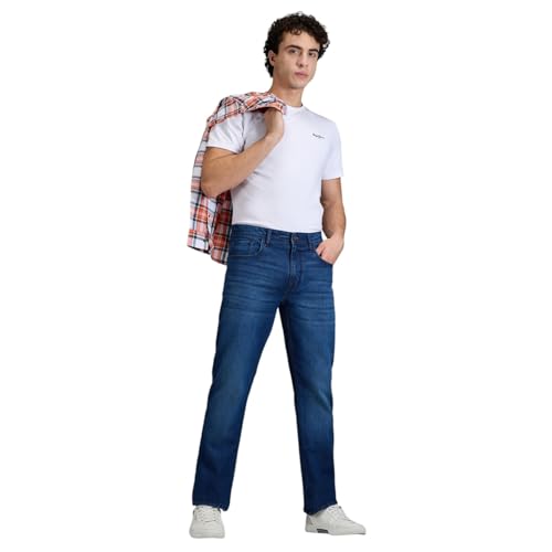 Image of Pepe Jeans Men's Jeans | Straight Fit | Stretchable
