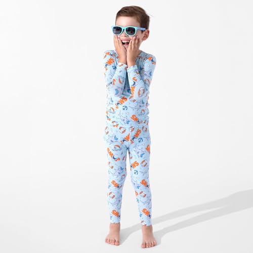 Bellabu Bear JAWS Rayon from Bamboo Two-Piece Pajamas for Boys & Girls3