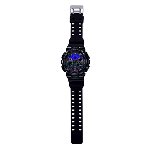 Casio Men Resin G-Shock AnalogDigital Black Dial Ga-100Rgb-1Adr (G1365), Band Color-Black - Image 5