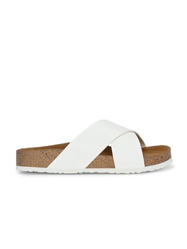 Image of EL PASO Leather Fashion Sandals Casual Platform Heels Wedges Cork Sole Sandal for Women & Girls