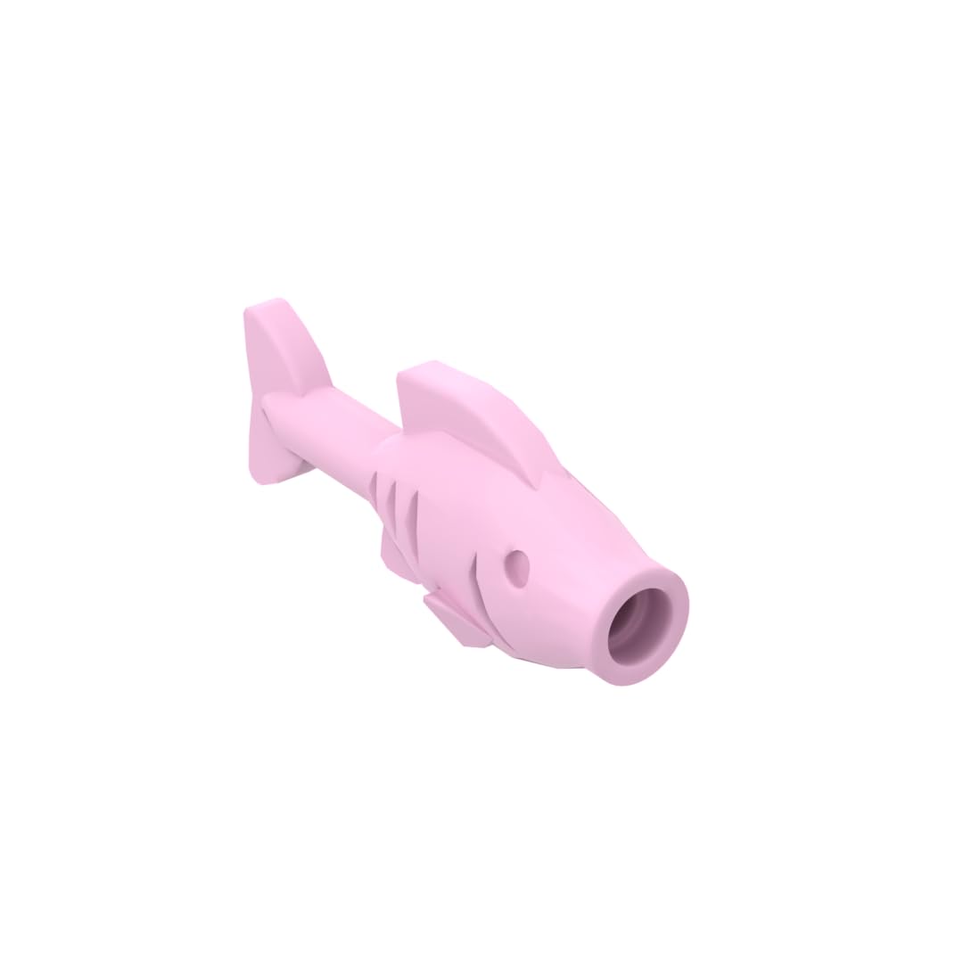 Gobricks Animals Small Fish 50PCS Compatible with Lego 64648 GDS-2120 Classic Bulk Toy MOC Color:Bright Pink 222 — image 1