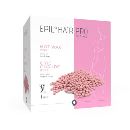 Cire à épiler pastilles Rose Sibel 1 Kg pour peau sensible