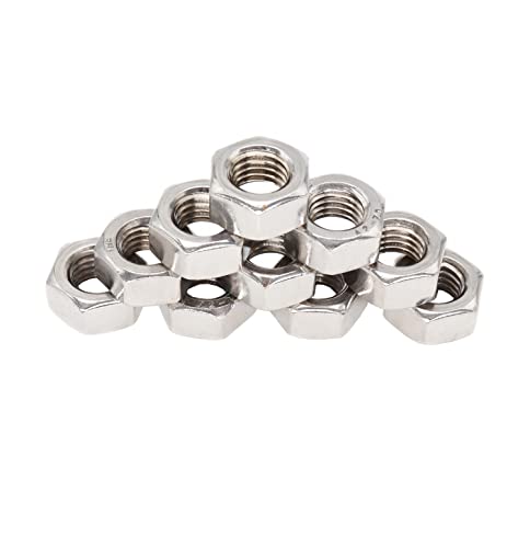 binifiMux 5pcs écrous hex bloquants 5/8"-11 acier inoxydable 304