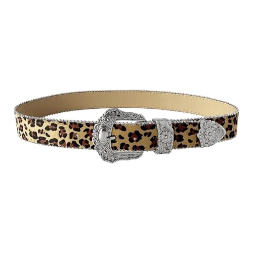 Edgy Waist Belt Punk Edgy Chain Heavy Duty Leopards Print Chain Modern Waistband Waist Chain Beaded Belt3