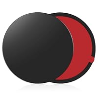 cuhostki Klebe-Befestigungsplatten, 2 Stück Selbstklebende Saugnapf Adapterplatte, 3m Klebepads Selbstklebende Klebeplatte Für Navigationsgeräte Autohalterung Dashcam GPS, 80mm