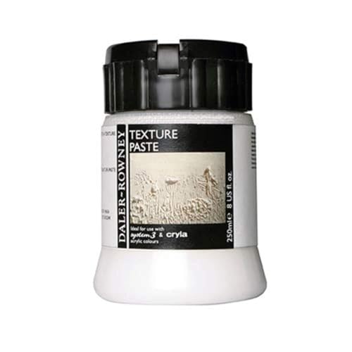 Daler-Rowney Acrylic Medium, Plastic Pot, 8.45oz - 250 ml, Texture Paste