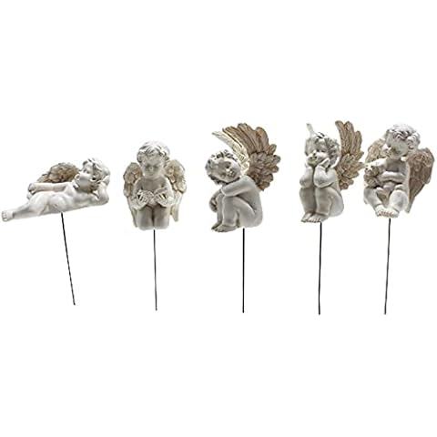 5-Piece Miniature Angel Garden Ornaments Cover