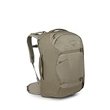 Osprey Mochila de viagem masculina Farpoint 40L – Bolsa de mão com capa para laptop e bolso de higiene pessoal, serragem