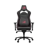 ASUS ROG CHARIOT X CORE Sedia Gaming Ergonomica, Supporto Lombare Integrato, Braccioli 4D Regolabili, Poggiatesta Imbottito, Passante per riporre gli Accessori, Disponibile in 3 Colori, Nera