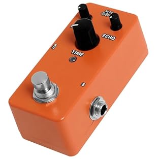 Effects pedals--easy to operate and to install with the simple structure, to provide you with a more relaxed way of modification,guitar effects Electric guitar effects--create simulated echo effect, warm and rich tone, generate reverberation to simul...