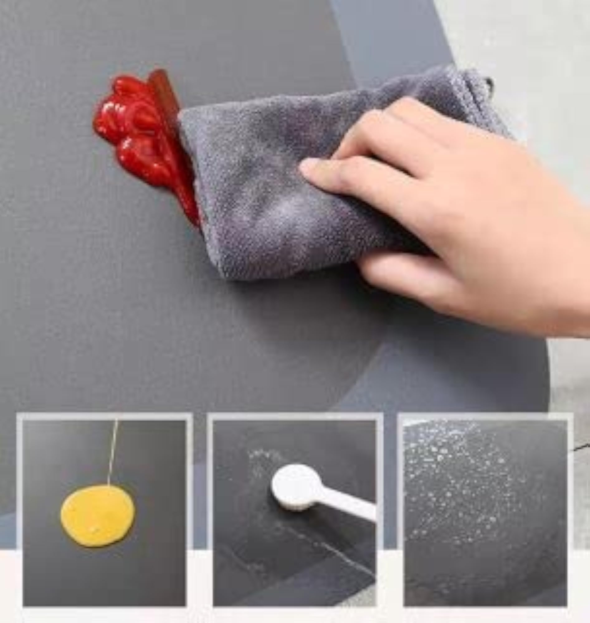 Modern Rectangle Absorbent Kitchen Mats, Washable