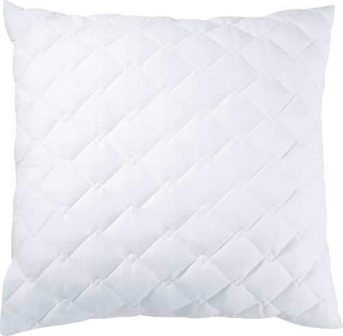 Erwin Müller Kissen Isar Textilfaser Weiss Größe 80x80 cm