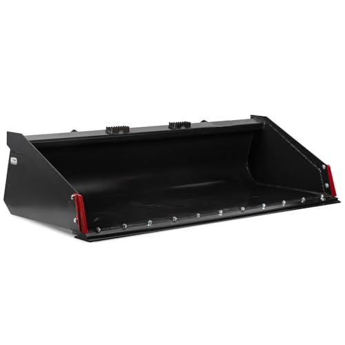 Titan Attachments 84" Grade 50 Pro Series Low Profile Dirt Bucket...