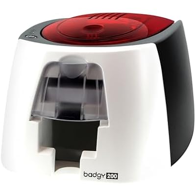 طابعة بطاقة Evolis Badgy Badgy200 أحادية الجانب