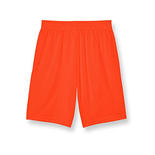 Champion Big, Athletic Boys, Lightweight Shorts For Kids, Graphics, 8", Dynamic Orange #TOP1
