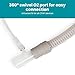 2-Pack LifeSource Oxygen Enrichment Adapter, Oxygen Connector. CPAP Tube Adapter.