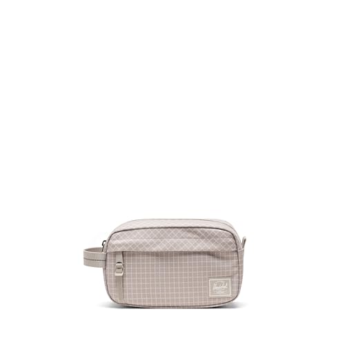 Herschel Chapter Travel Kit, Grid - London Fog, Small - 3L by Herschel - Used condition - CA$30.04
