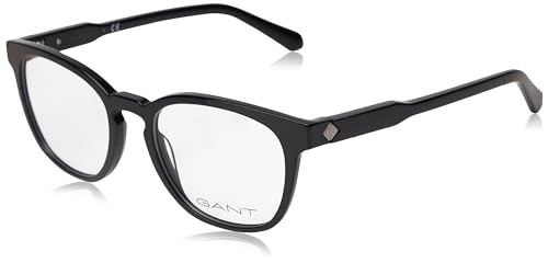 Gant Gafas GA3255 Shiny Black evita marcas en la nariz con esta montura ergonómica de hombre