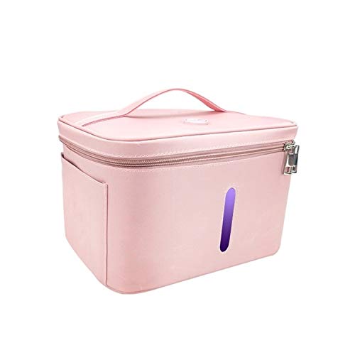Desinfectante de luz UV bolsa, Uvc Limpiador de desinfección de la lámpara, llevada ultravioleta Esterilización caja, hogar plegable portátil Esterilización Rectángulos, elimina el 99,9% de las bacter